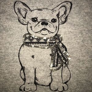 XXL French Bulldog Lightweight Sweater